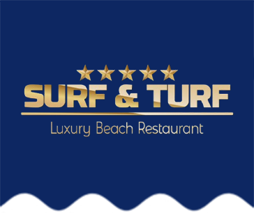 Surf and turf logo